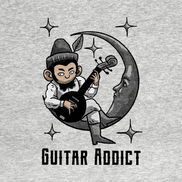 guitar addict by B-shirts